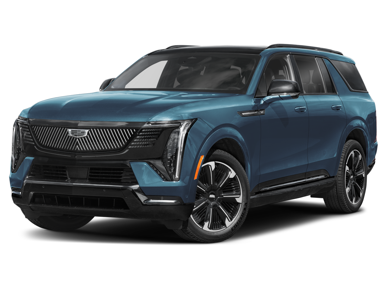 2026 Cadillac ESCALADE IQL Sport in Luna Metallic — front three-quarter view