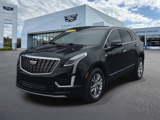 2020 Cadillac XT5 Premium Luxury AWD in Stellar Black Metallic — front three-quarter view