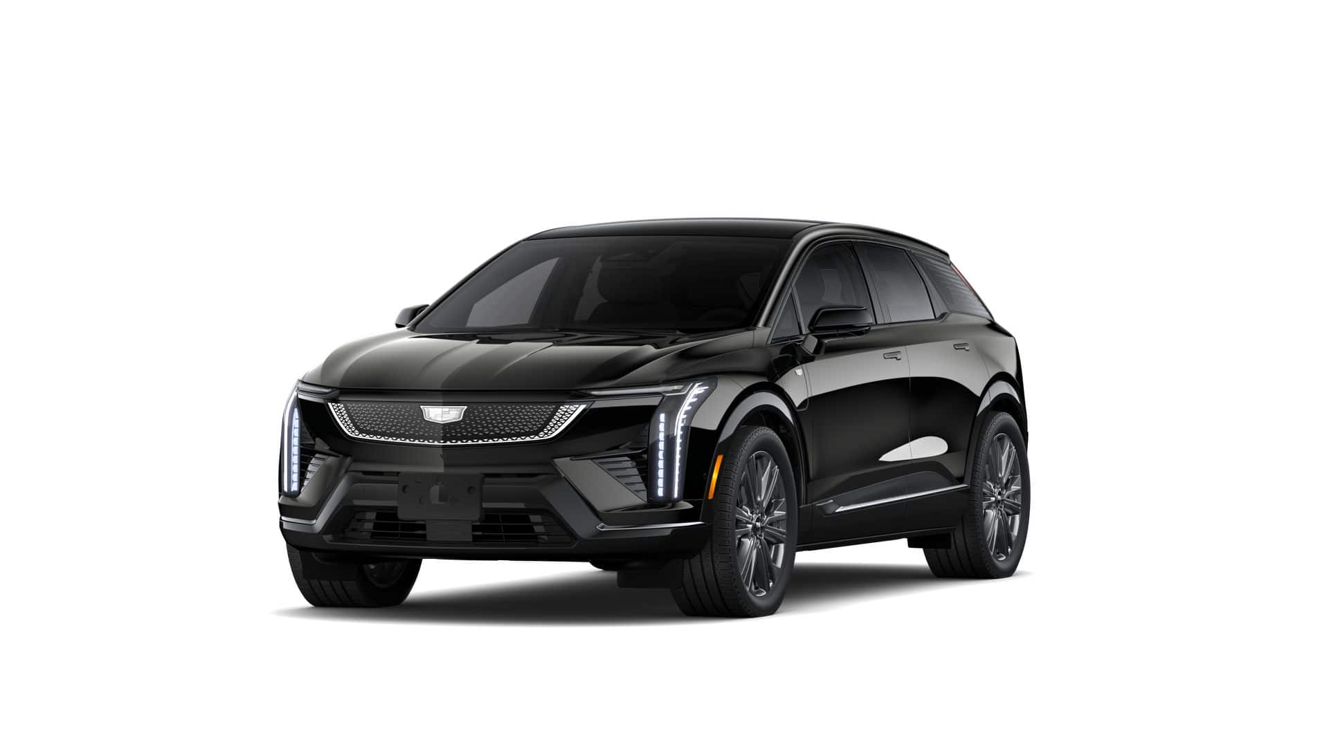 2026 Cadillac OPTIQ Premium Sport in Black Raven — front three-quarter view