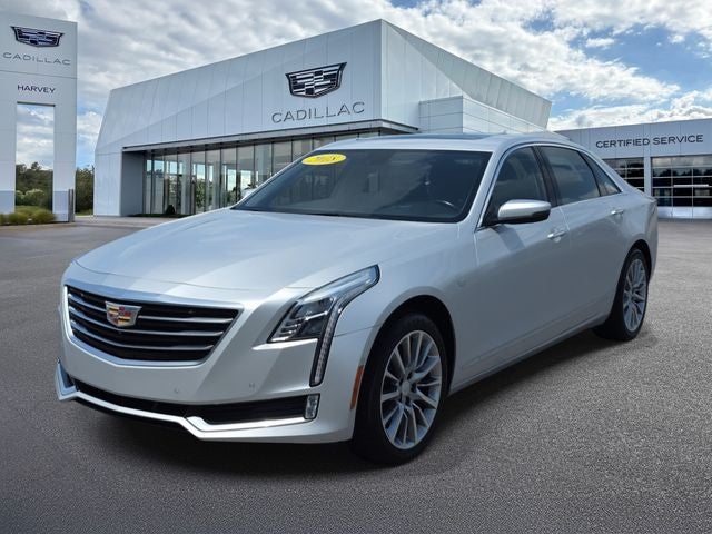 2018 Cadillac CT6 3.6L Luxury in Radiant Silver Metallic — front three-quarter view