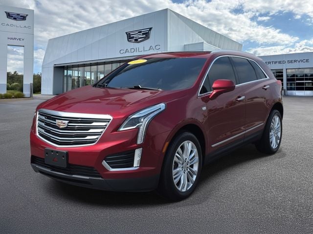 2017 Cadillac XT5 Premium Luxury in Red Passion Tintcoat — front three-quarter view