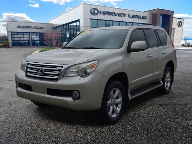 2010 Lexus GX 460 Premium in Satin Cashmere Metallic — front three-quarter view